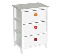 King Collection King Home C656733 Commode 3 Tiroirs Bois, 40 X 29 X 58H