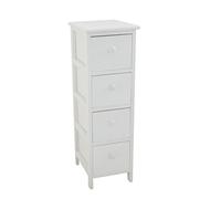 King Collection King Home C656934 Commode 4 Tiroirs Bois, 26 X 32 X 81H
