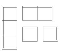 King Collection Outdoor p1007391 Fauteuil Neptune d'angle avec Coussins