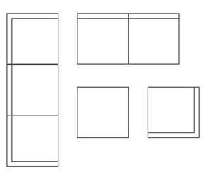King Collection Outdoor t1007393 Table Neptune Cadre avec Top en Verre trempé