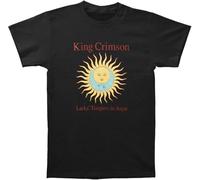 King Crimson Men's Larks' Tongues in Aspic Black T-Shirt Black Manches Courtes(Large)