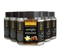 King Cup - 6 Pots de 50g chacun de Café Soluble avec Vanille et Noisette, Café Instantané Aromatisé avec Extra Solubilité, Idéal pour les Petits Déjeuners, Brunch, Iced Coffee, Sans Gluten, Végétalien