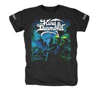 King Diamond Abigail Homme T-Shirt Manches Courtes Noir M 100% Coton Regular/Coupe Standard