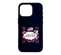 King Free Since 1776 4 Juillet 2026 America 250th Anniversary Coque pour iPhone 16 Pro