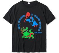 King Funny Gizzard The Lizard Gift Wizard T-Shirt Funny Normal Tops & Tees Cotton T Shirt for Men Funny Black XXL
