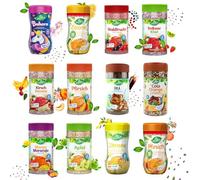 KING GEORGE Boisson en poudre - 12 goûts assortis de toutes les variétés - Pack avantageux - 12 boîtes x 400 g - Pack d'essai parfait pour les fêtes, les pique-niques, toutes les occasions