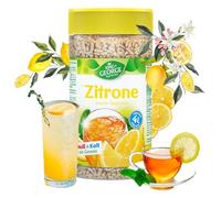 KING GEORGE - Infusion instantanée au citron - 12 x 400 g - Lemon et agrumes - Infusion instantanée avec vitamine C - Pack avantageux de thé en miettes - Boisson en poudre, boisson rafraîchissante et