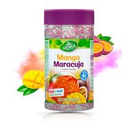 KING GEORGE - Mango Maracuja 12 x 400 g Thé glacé instantané - Boisson mélangée instantanée aux fruits de la passion - Pack avantageux - Boisson rafraîchissante pour fête, carnaval, anniversaire