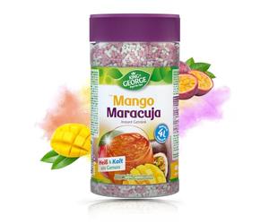 KING GEORGE - Royal Tea Time, goût mangue et maracuja, boisson instantanée 6 x 400 g, 1 boîte donne jusqu'à 4 l de boisson rafraîchissante chaude et froide un plaisir