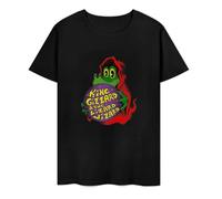 King Gizzard and The Lizard Wizard T-Shirt à Manches Courtes pour Homme en Coton Noir, Colour24., L