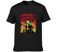 King Gizzard and The Wizard Lizard Psychedelic Rock Australian Music T Shirt Black 3XL