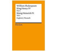 King Henry Iv, Part 1 / Heinrich Iv., Teil 1