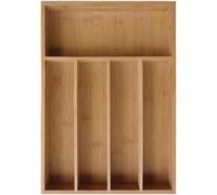 King Hoff Bac à couverts en bambou 35,5 x 26,5 x 5 cm - KH-1222