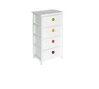 King Home C656734 Commode 4 Tiroirs Bois, 40 X 29 X 73H