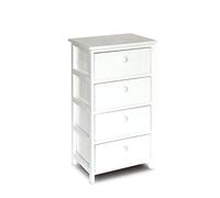 King Home C656834 Commode 4 Tiroirs Bois, 40 X 29 X 73H