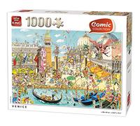 King International- Puzzle Venise Dessin animé BD 1000 pièces, 55842, Pleine Couleur, 68x49 cm