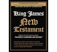 King James New Testament - Diligently Compared and Revised: Verse-By-Verse | Single-Column Reader | Giant Print 14-PT Historic Edition