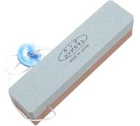 King K-40 Pierre à aiguiser double face, 250/1000 grains, 13,5 x 3 x 3 cm, vert/marron