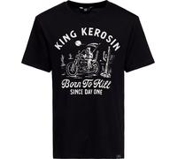 King Kerosin Born To Kill, t-shirt M Noir/Blanc Noir/Blanc