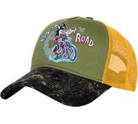 King Kerosin Casquette camionneur vintage "Split" KKU4C039 Einheitsgröße