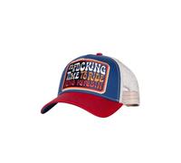 King Kerosin Casquette trucker pour homme au design motard des années 70 - Casquette avec broderie, visière incurvée - Look rétro Usa Chopper - Idéal pour le garage, le travail, It's Fucking Time to