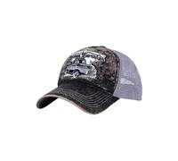 King Kerosin Casquette trucker pour homme | Casquette en maille | Pickup | Lavage acide | Look usé | Oldtimer | Vintage | Rétro | 50S | 1950 | Délavé | Casquette Pickup, délavé à l'acide, taille