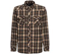 King Kerosin Chemise à manches longues à carreaux "Kk" KKI45066 L