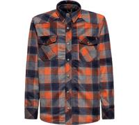 King Kerosin Chemise à manches longues à carreaux "Kk" KKI45068 L