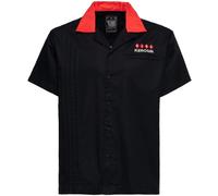 King Kerosin Chemise de costume à manches courtes Aop Vintage KKU45053 M