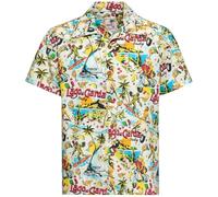 King Kerosin Chemise Tropical Hawaiian Style Aop "Lake Garda" KKU45058 L