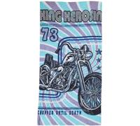 King Kerosin Chopper Until Death Couvre-chef multifonctionnel, bleu pour homme