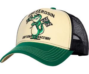 King Kerosin Daytona Raceway, capuchon Taille Unique Beige/Vert Foncé/Noir Beige/Vert Foncé/Noir