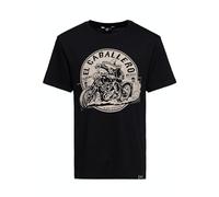 King Kerosin El Caballero T-Shirt, Noir, L Homme