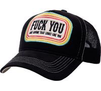King Kerosin Casquette trucker - F You, Noir , Taille unique