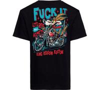 King Kerosin F*** It!, t-shirt S Noir Noir