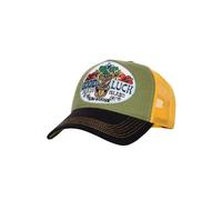 King Kerosin Good Luck - Maui Island Trucker Cap Unisexe Casquette Vert/Noir 100% Coton