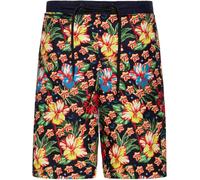 King Kerosin Hula Girl Short de bain, noir-multicolore, taille L pour homme