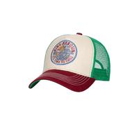 King Kerosin It's Time to Chill Casquette trucker pour homme - Casquette en maille - Casquette en maille - Snapback - Hawaï - Moto - Vintage - Patch avant - Rétro - Broderie - Été - It's Time to Chill