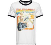 King Kerosin Kontrast T-shirt KK4215352413 Offwhite XXL