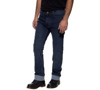 King Kerosin Kustombuilt Motor Gear Pantalon textile moto, bleu, taille 40 pour homme