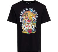 King Kerosin Man's Ruin T-shirt, noir-multicolore, taille S pour homme
