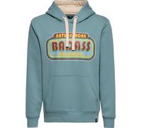 King Kerosin Natural Born Badass, sweat à capuche L Bleu Clair/Beige Bleu Clair/Beige