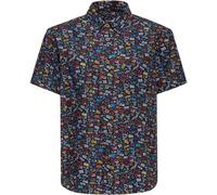 King Kerosin Printed Rebellion Chemise à manches courtes, taille 5XL pour homme