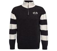 King Kerosin Pull-over en tricot KKI14010 Noir 5XL