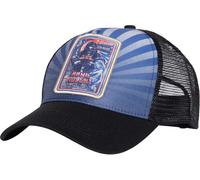 King Kerosin Raw & Violent Trucker Casquette, noir-bleu pour homme