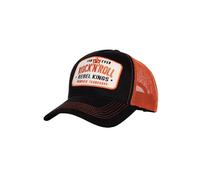 King Kerosin Rebel Kings Trucker Hat Unisexe Casquette Noir 100% Coton