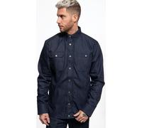 King Kerosin Road Kings Blanko Adventure Chemise fonctionnelle, bleu, taille XL pour homme