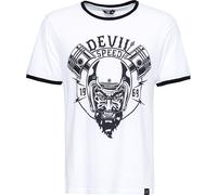 King Kerosin Speed Devil, t-shirt S Blanc Blanc
