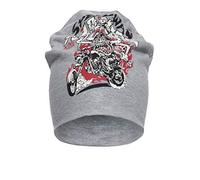 King Kerosin Speedway Maniac Bonnet en tissu pour homme - Gris - Taille Unique