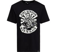 King Kerosin T-shirt Classic "Man In Black" KKU41066 L